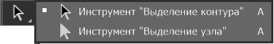 Инструменты группы выделения контура в программе Adobe Photoshop
