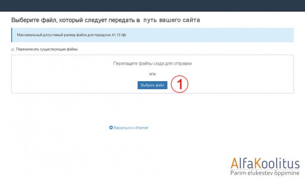 загрузка файлов на веб сервер